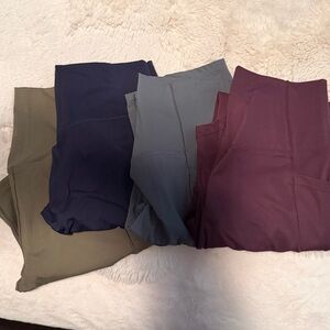 Set of Four High-Waisted Leggings